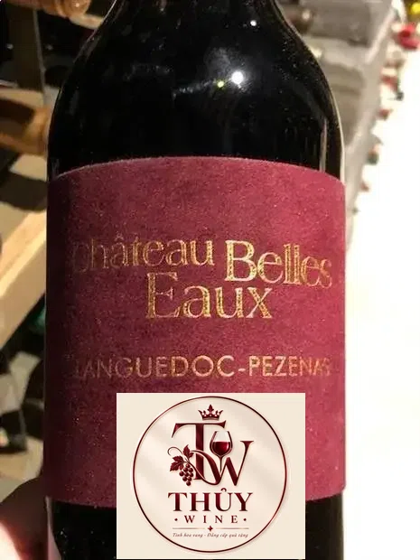 Vang Pháp CHATEAU BELLES EAUX LANGUEDOC PEZENAS CARMIN