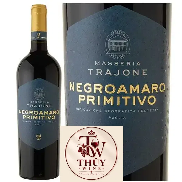 Vang Ý MASSERIA TRAJONE NEGROAMARO PRIMITIVO
