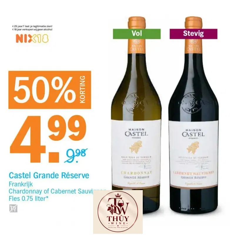 Mua vang phap maison castel cabernet sauvignon grande reserve ở đâu giá rẻ nhất