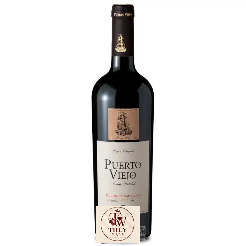 Vang Chile Mác gỗ Puerto Viejo Cabernet Sauvignon
