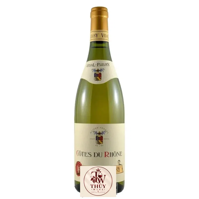 Vang Pháp COTES DU RHONE VIDAL FLEURY BLANC