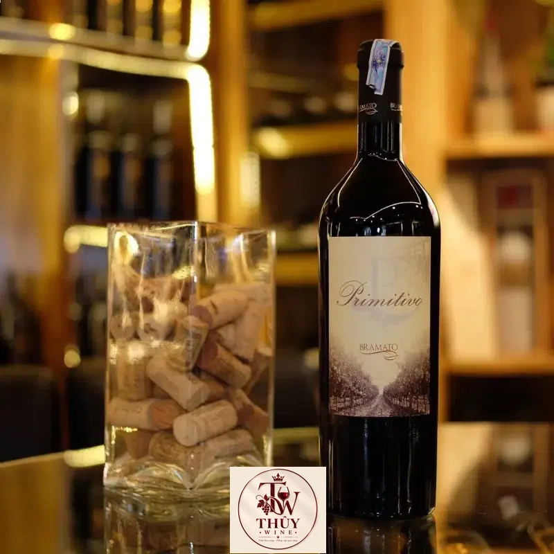 Rượu vang Bramato Primitivo 18 độ