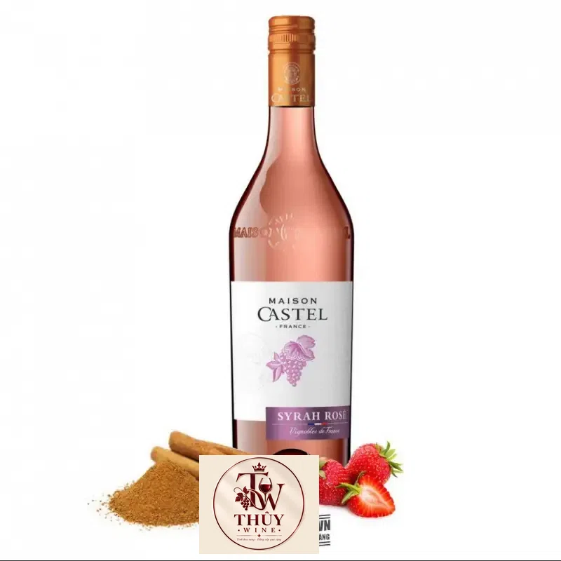 Giá vang phap maison castel syrah rose