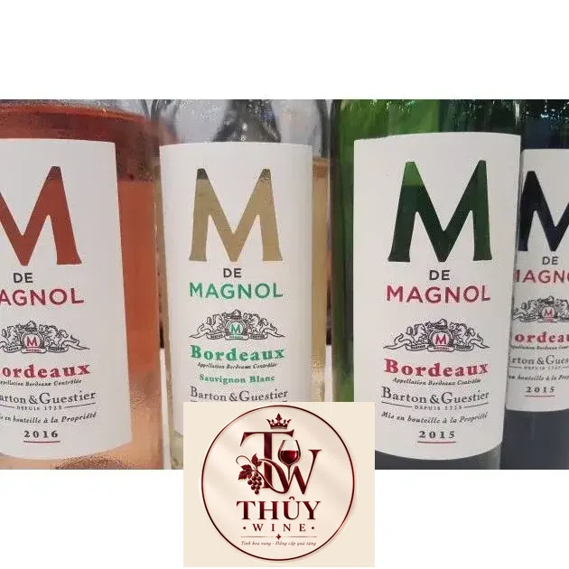 Vang Pháp M DE MAGNOL BARTON GUESTIER ĐỎ - TRẮNG