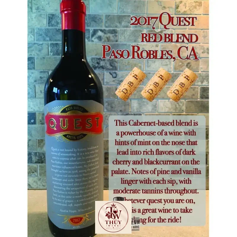 ruou vang quest blend paso robles california mua ở đâu giá rẻ nhất