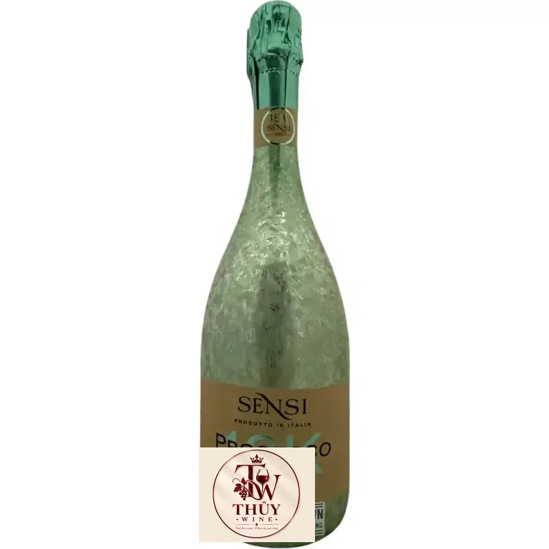 Rượu Vang Ý Sensi 18K Organic Prosecco DOC Brut cao cấp