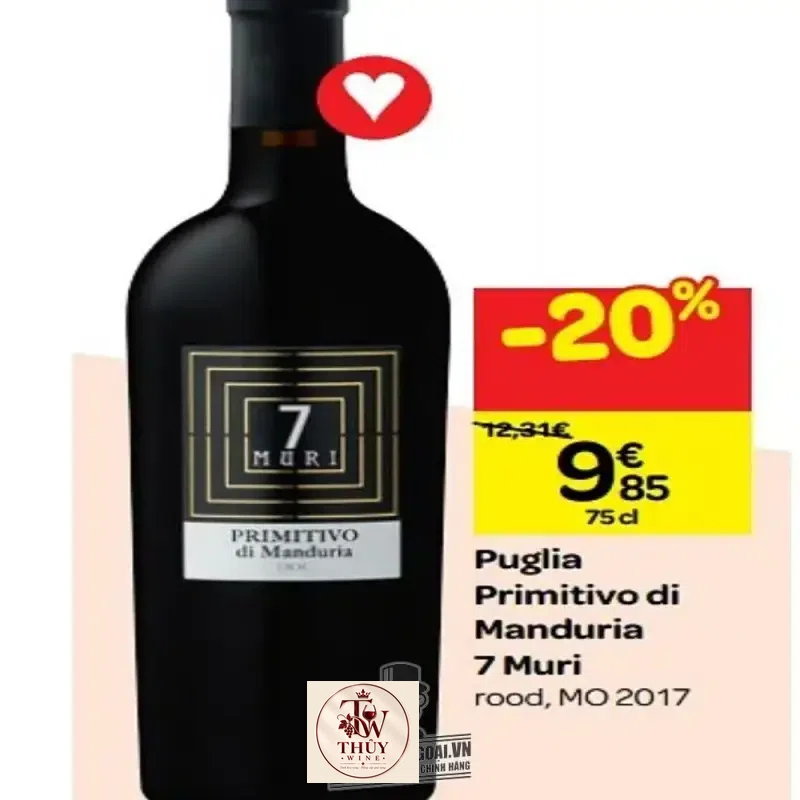 Địa chỉ bán vang y muri primitivo di manduria giá rẻ tại Sài Gòn