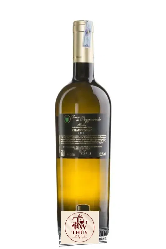 Vang Ý Duca Di Poggioreale Chardonnay 2010