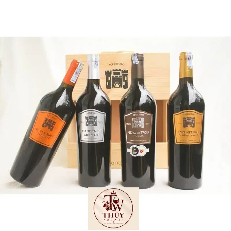Vang Ý TORRI D‘ORO NEGROAMARO SALENTO