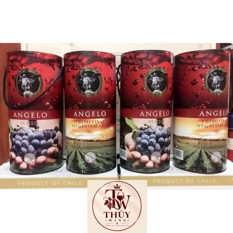 vang bịch ANGELO PRIMITIVO NEGROAMARO 3L