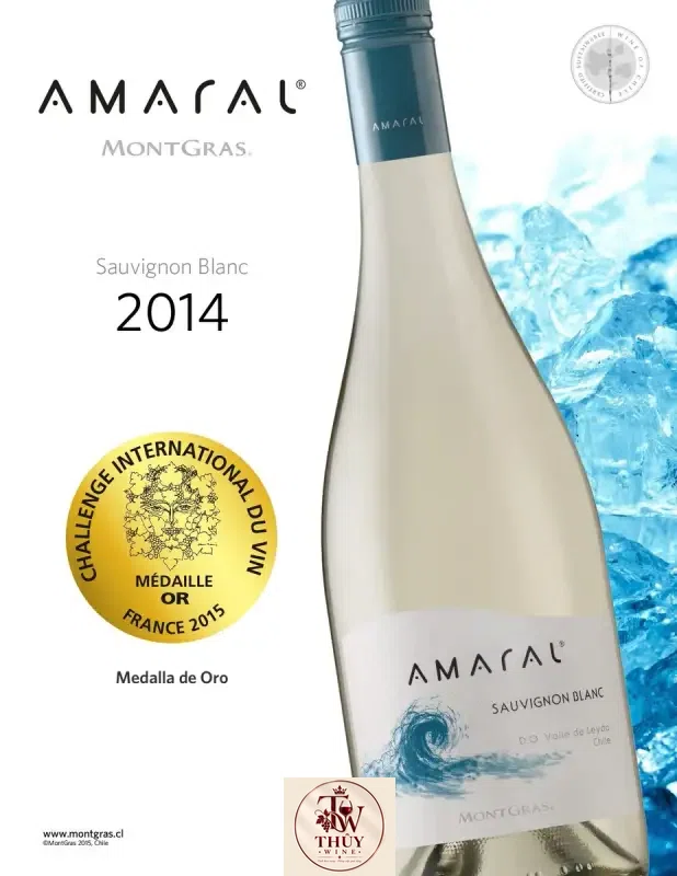 Vang Chile MontGras AMARAL Sauvignon Blanc