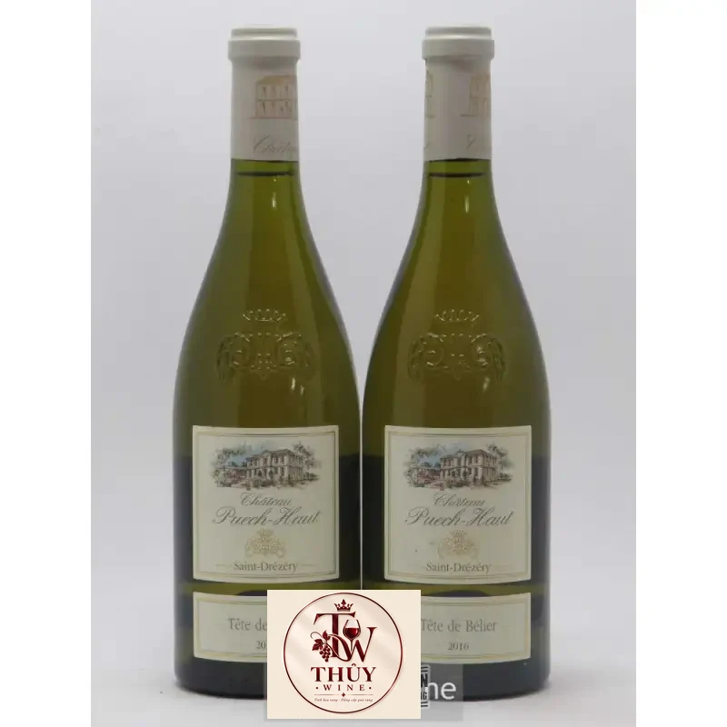 Địa chỉ bán vang phap chateau puech haut tete de belier blanc giá rẻ tại Sài Gòn