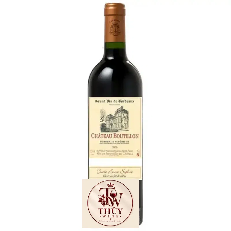 Vang Pháp Chateau Boutillon Bordeaux Superieur Cuvee Anne Sophie uống ngon