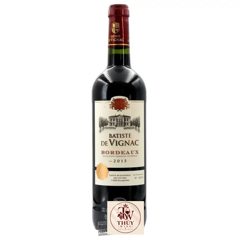 Vang Pháp Batiste de Vignac Bordeaux uống ngon