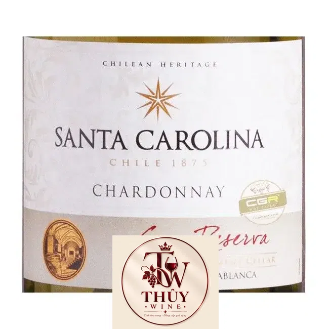 Vang Chile Santa Carolina Gran Reserva Chardonnay