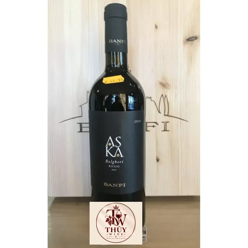 Vang đỏ Ý Banfi Aska Bolgheri Hảo Hạng