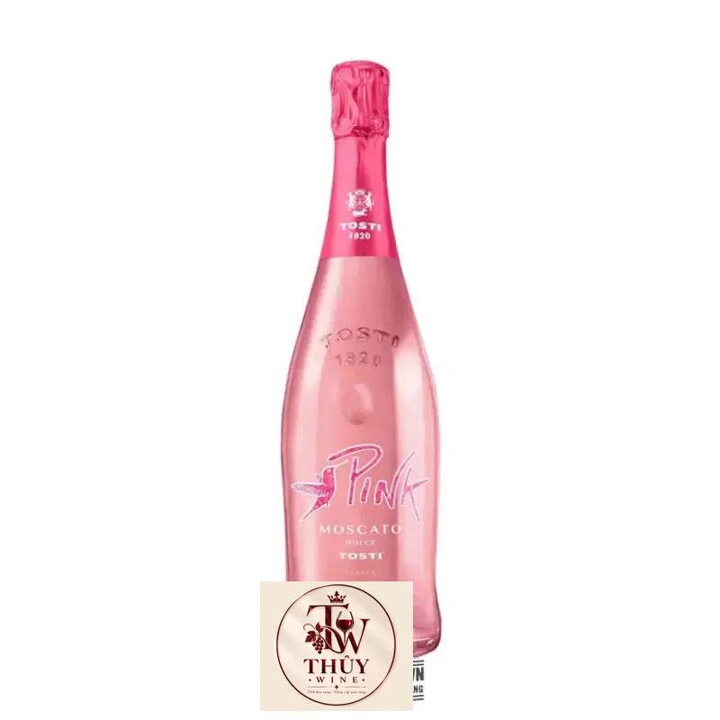 Rượu Vang Nổ Ý Tosti 1820 Pink Moscato uống ngon