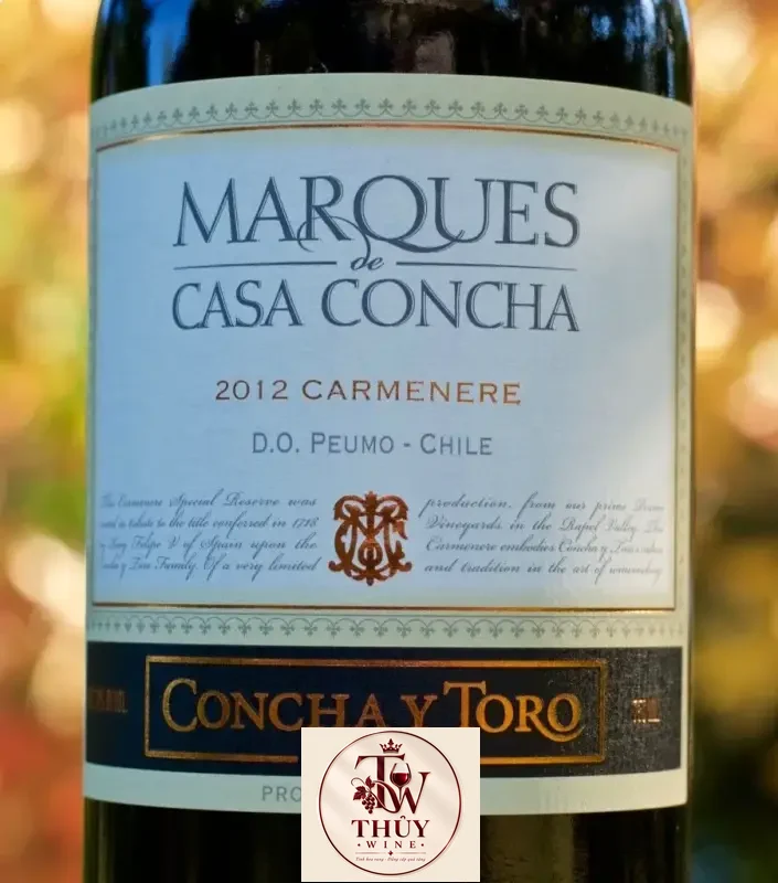 Vang Chile Marques Casa Concha Carmenere Concha Y Toro