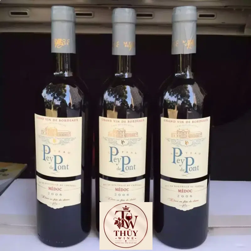 Địa chỉ bán vang phap chateau pey de pont cru bourgeois giá rẻ nhất