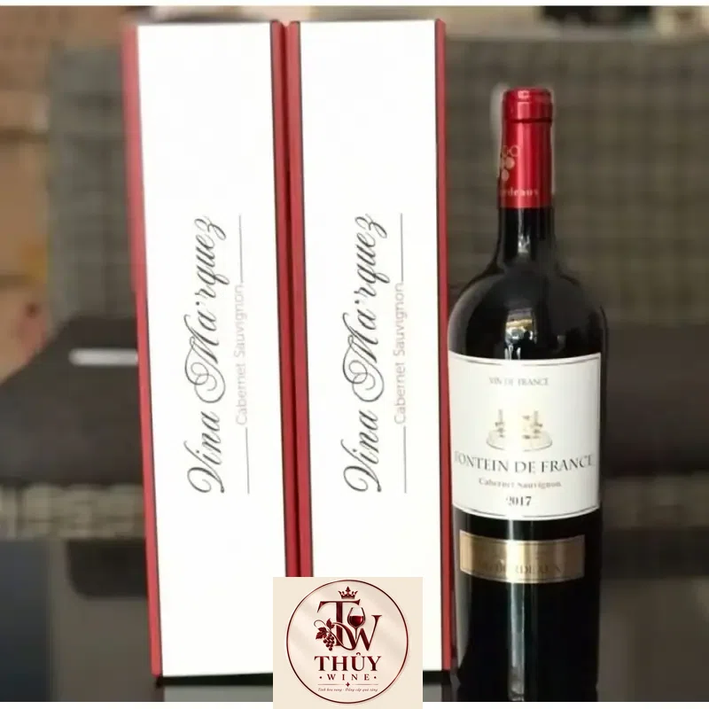 vang phap fontein de france chai tang chai nho cabernet sauvignon mua ở đâu giá rẻ nhất