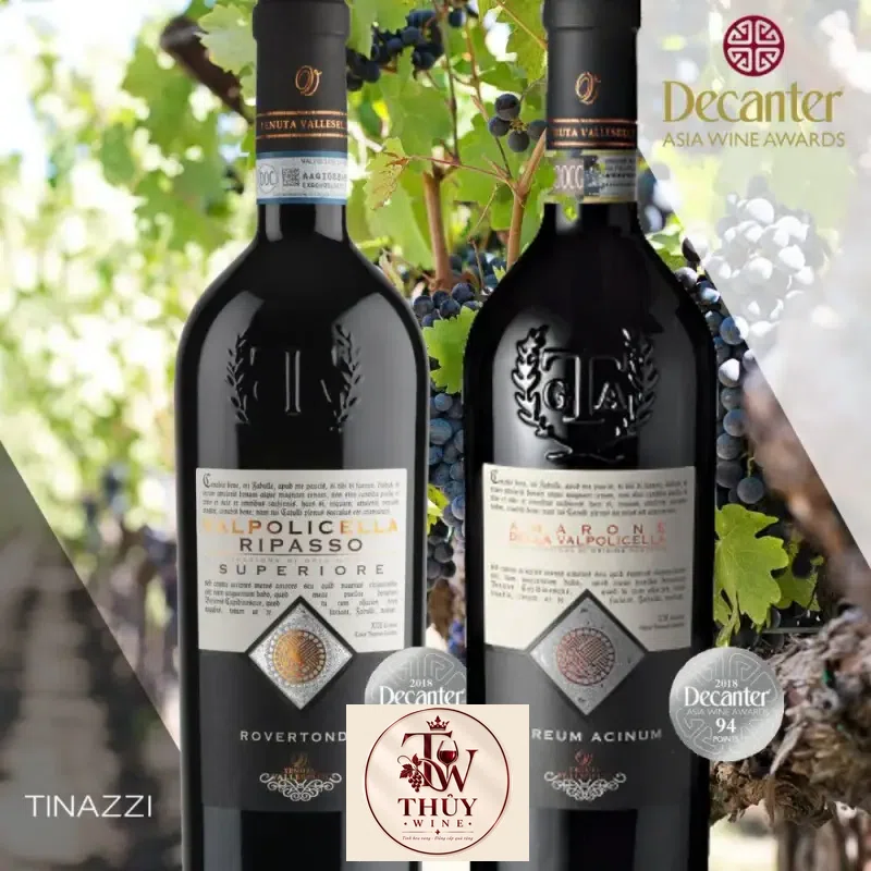 vang y aureum acinum amarone della valpolicella giá bao nhiêu