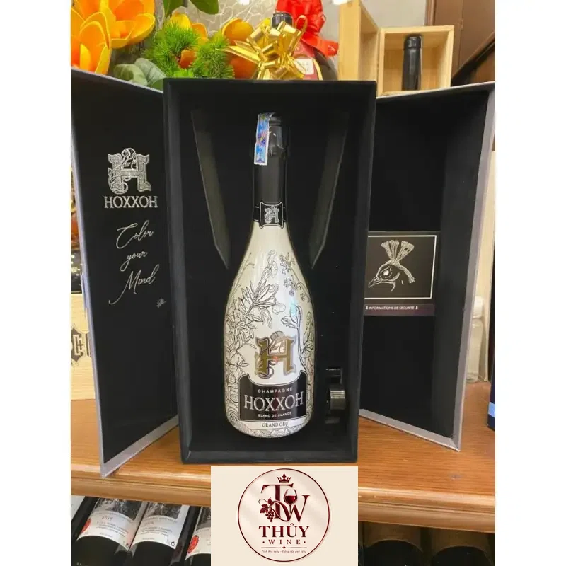 Rượu Champagne HOXXOH Blanc De Blancs Phát sáng