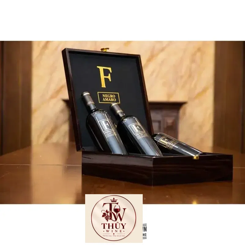 Vang Ý F GOLD LIMITED EDITION NEGROAMARO - vang F Gold nhãn vàng