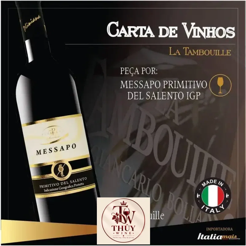 Mua ruou vang messapo rosso primitivo salento igp ở đâu giá rẻ nhất