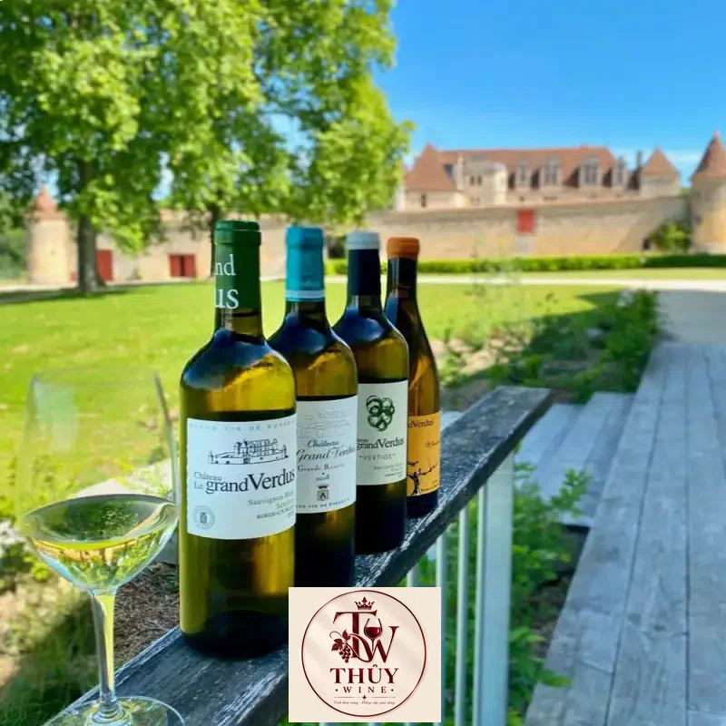 Địa chỉ bán vang phap chateau le grand verdus grande reserve trang giá rẻ tại Sài Gòn
