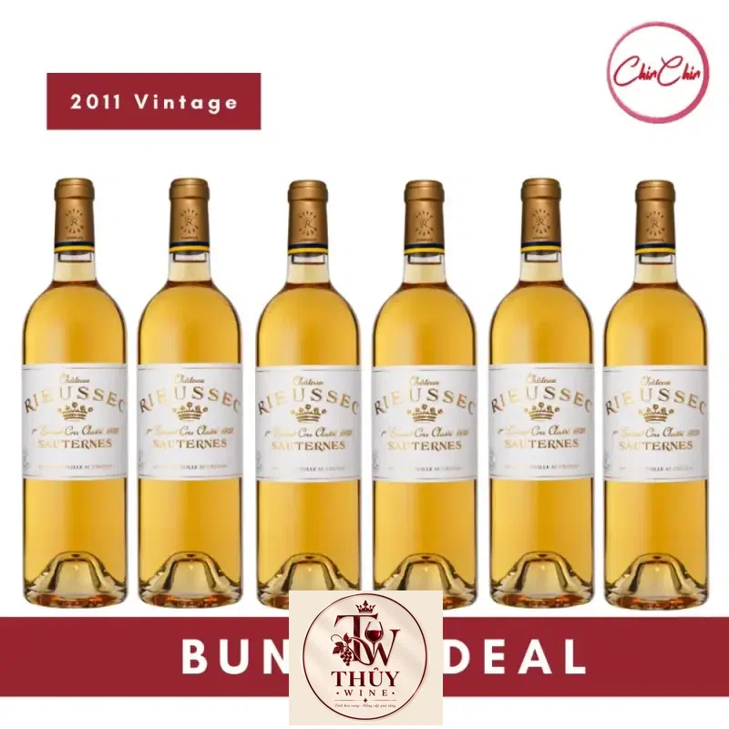 Mua vang phap chateau rieussec sauternes premier grand cru classes giá rẻ tại Hà Nội