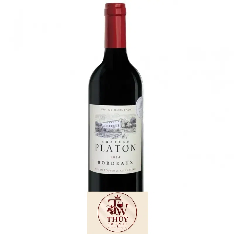 Vang Pháp Platon Chateau Bordeaux Red uống ngon
