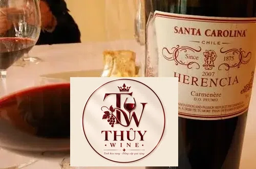 Rượu vang Chile Santa Carolina Herencia 