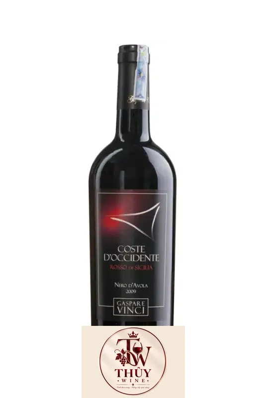 Vang Ý Gaspare Vinci D’occidente Nero d’Avola 2009