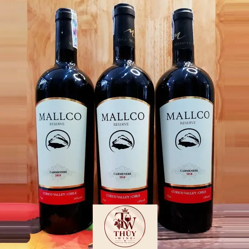 Vang Chile Mallco Reserva Carmenere