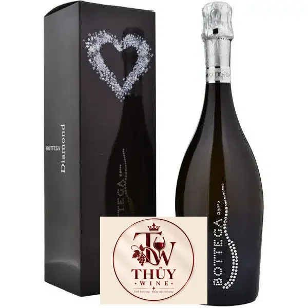 Rượu Sparkling Wine Bottega Diamond Vino Spumante Brut