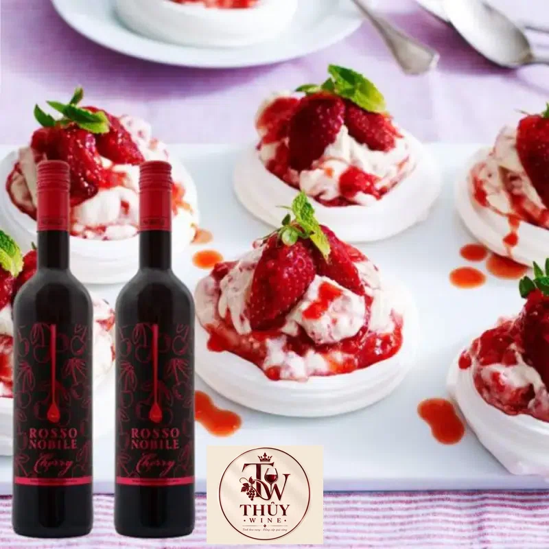 Giá ruou vang ngot rosso nobile cherry vi cherry hap dan