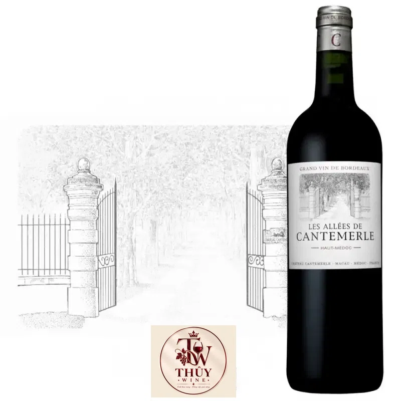 Địa chỉ bán vang phap les allees de cantemerle haut medoc giá rẻ tại Sài Gòn