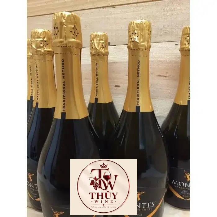 Rượu Vang nổ Montes Sparkling Angel Brut cao cấp