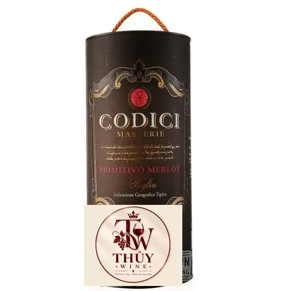 Vang Bịch Ý CODICI PRIMITIVO MERLOT 3L