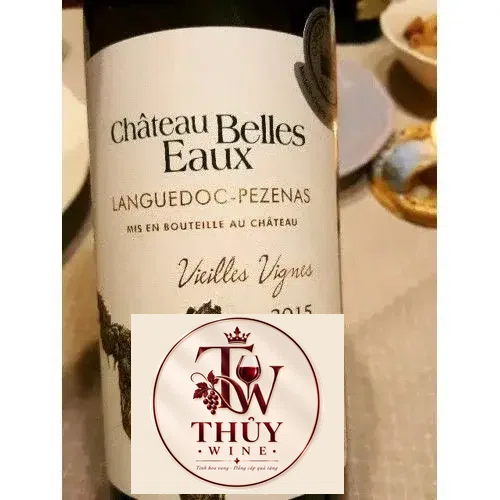 Vang Pháp CHATEAU BELLES EAUX LANGUEDOC PEZENAS VIEILLES VIGNES