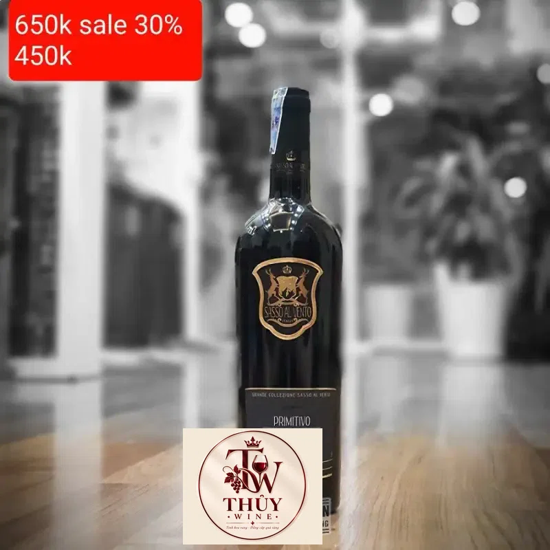 Mua ruou vang sasso al vento primitivo giá rẻ tại Hà Nội