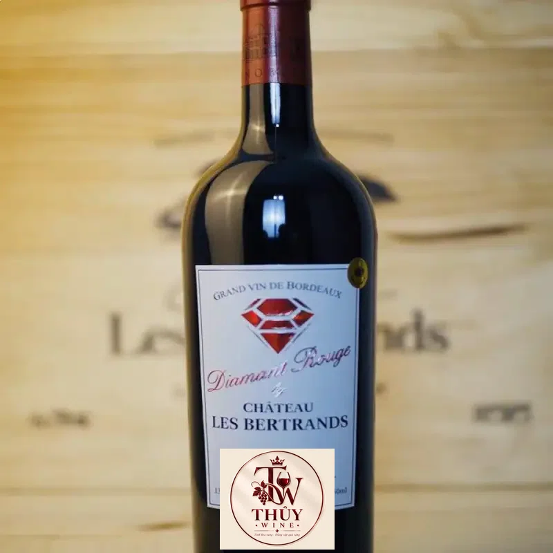 Địa chỉ mua vang phap chateau les bertrands diamant rouge giá rẻ nhất