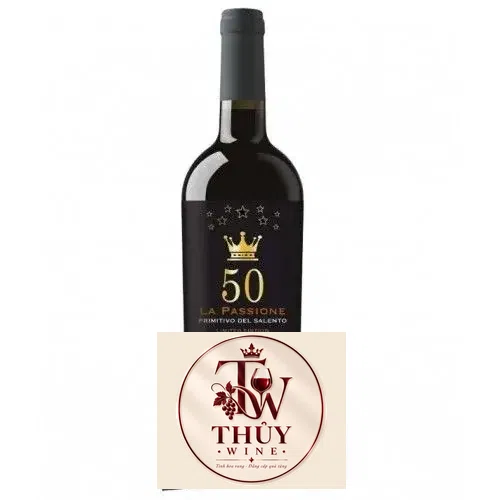 Vang Ý 50 LA PASSIONE Primitivo Del Salento