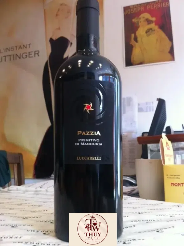 Vang ý PAZZIA Primitivo di Manduria