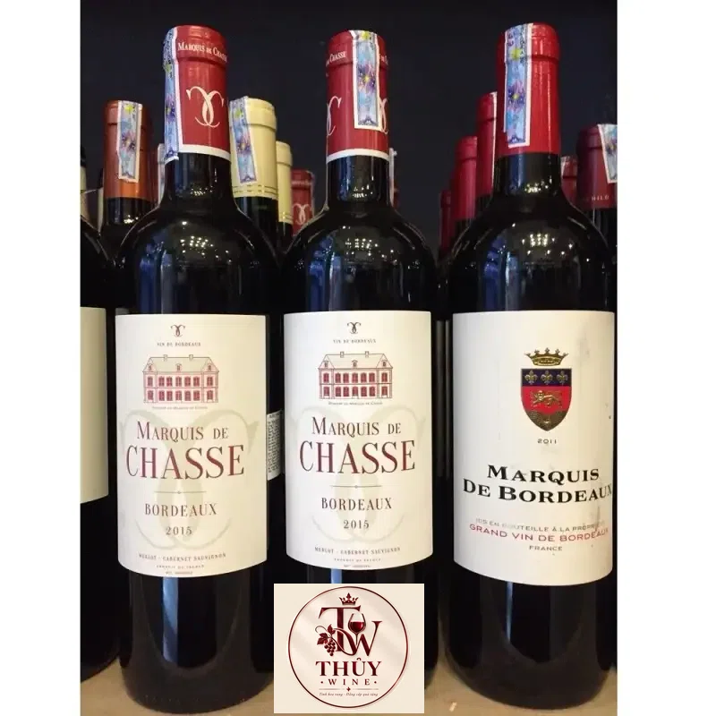 Vang Pháp Marquis de Chasse Bordeaux 2015