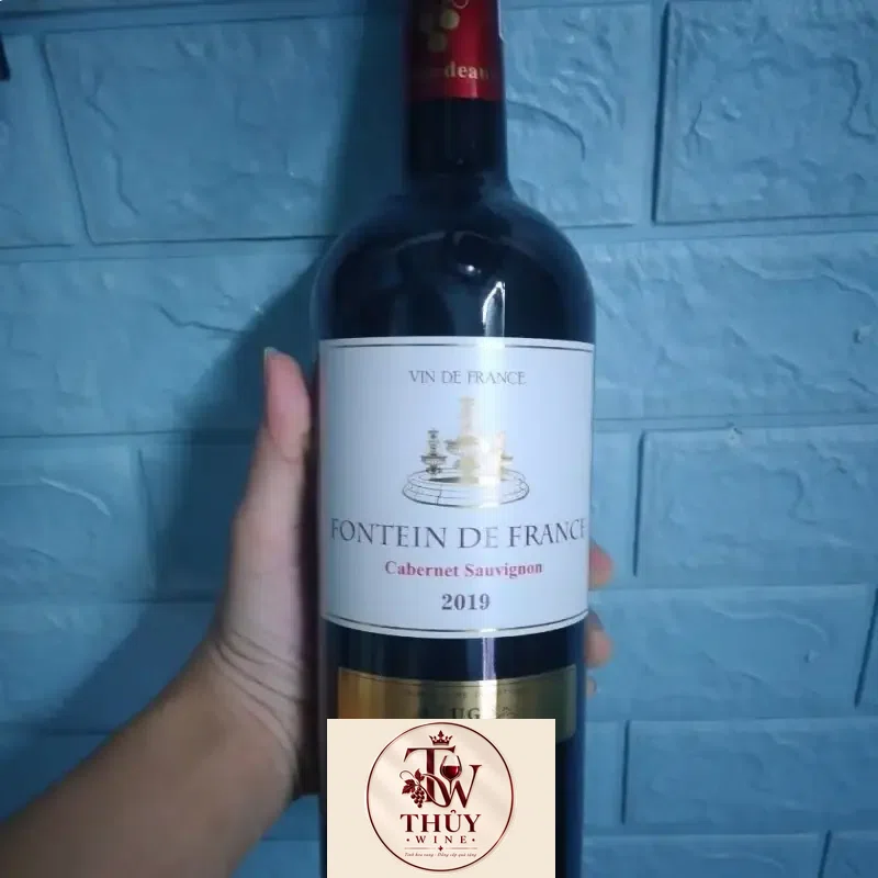 vang phap fontein de france chai tang chai nho cabernet sauvignon giá bao nhiêu