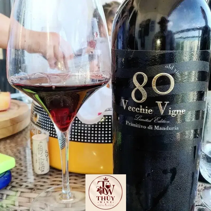 Rượu Vang Ý 80 VECCHICE VIGNE PRIMITIVO DI MANDURIA