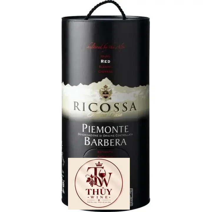 Vang Bịch Ý RICOSSA PIEMONTE BARBERA 3L