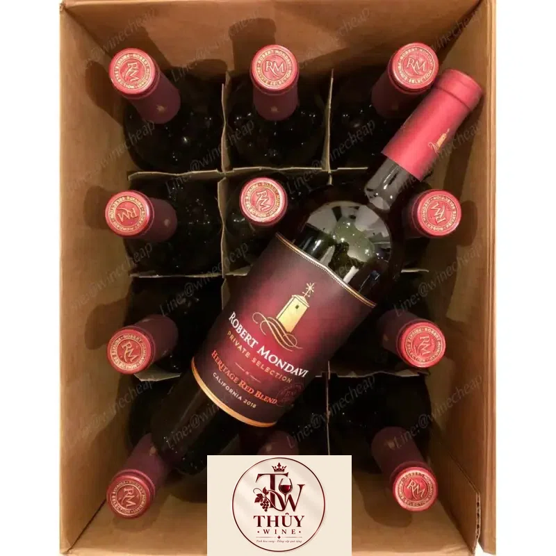 Mua vang my robert mondavi heritage red blend cao cap giá rẻ tại Hà Nội