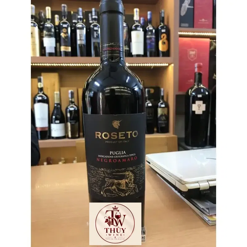 Rượu Vang Ý ROSETO PUGLIA NEGROAMARO